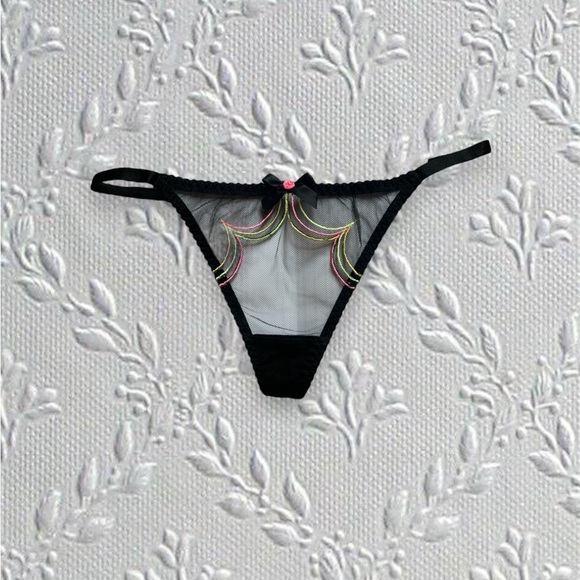 agent provocateur lorna multicolor rainbow thong - Picture 4 of 6